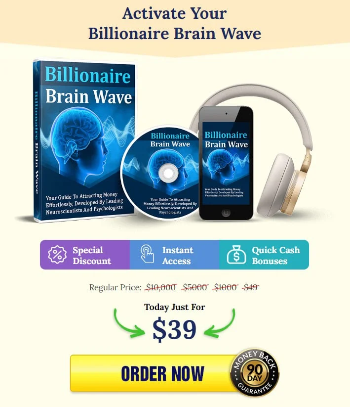 Billionaire Brain Wave digital program package artwork